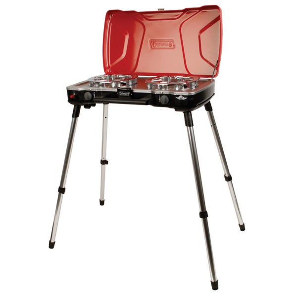 Red Coleman Fyremajor 3-in-1 Propane Stove & Grill