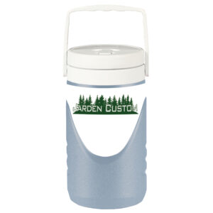 Coleman 1/2 Gallon Beverage Container in fog with decal