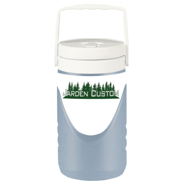Coleman 1/2 Gallon Beverage Container in fog with decal