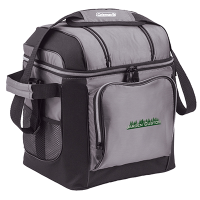 Gray 30 Can Soft Cooler with Liner - Embroidery