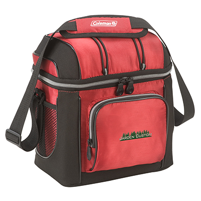 Red 16 Can Soft Cooler with Liner - Embroidery