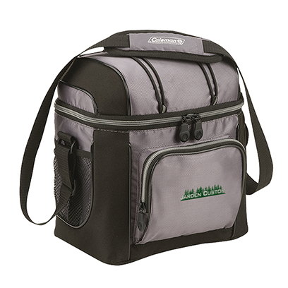 Gray 9 Can Soft Cooler with Liner - Embroidery