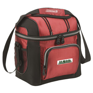 Red 9 Can Soft Cooler with Liner - Full Color Transfer
