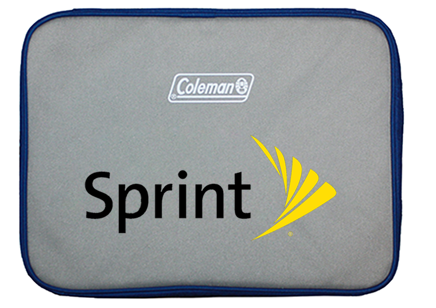Klondike cooler top view with Sprint logo