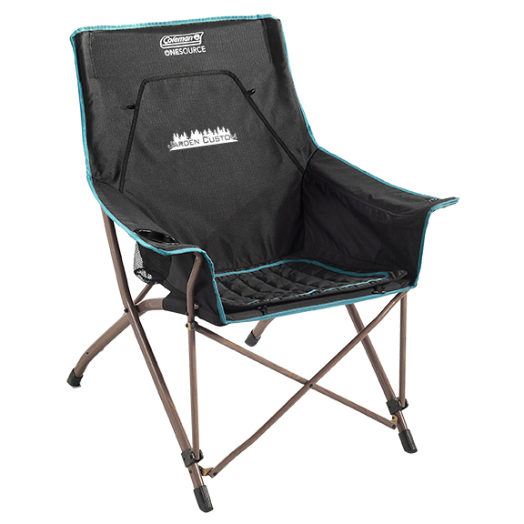 Coleman Heated Chair - screen on front