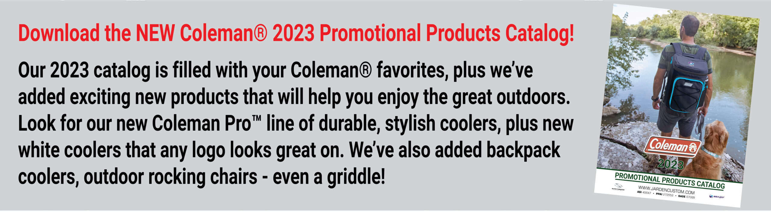 Coleman 2023 Promotional Products Catalog